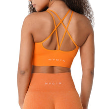 Load image into Gallery viewer, SEAMLESS FLOURISH SPANDEX SPORTS BRA