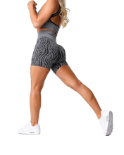 Load image into Gallery viewer, ZEBRA SEAMLESS SPANDEX SHORTS