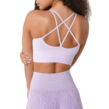 Load image into Gallery viewer, SEAMLESS FLOURISH SPANDEX SPORTS BRA