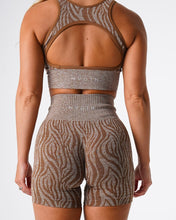 Load image into Gallery viewer, ZEBRA SEAMLESS SPANDEX SHORTS