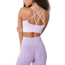 Load image into Gallery viewer, SEAMLESS FLOURISH SPANDEX SPORTS BRA