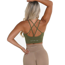 Load image into Gallery viewer, SEAMLESS FLOURISH SPANDEX SPORTS BRA