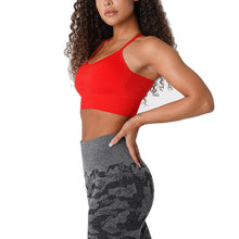 Load image into Gallery viewer, SEAMLESS FLOURISH SPANDEX SPORTS BRA
