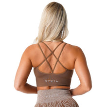 Load image into Gallery viewer, SEAMLESS FLOURISH SPANDEX SPORTS BRA