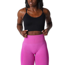 Load image into Gallery viewer, SEAMLESS FLOURISH SPANDEX SPORTS BRA