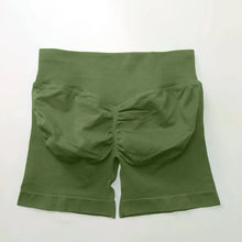 Load image into Gallery viewer, SOLID SEAMLESS SPANDEX SHORTS
