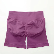 Load image into Gallery viewer, SOLID SEAMLESS SPANDEX SHORTS

