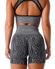 Load image into Gallery viewer, ZEBRA SEAMLESS SPANDEX SHORTS
